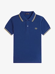 Детская рубашка поло с контрастной отделкой Fred Perry - Изображение 1 из 3