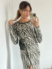 Style Cheat Renee жаккардовые платья мидакси - Изображение 3 из 4