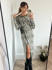 Style Cheat Renee жаккардовые платья мидакси - Изображение 4 из 4