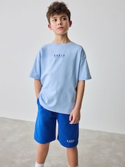 Baker by Ted Baker Oversized 100% Cotton T-Shirt And Shorts Set - Image 1 of 13