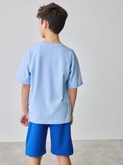 Baker by Ted Baker Oversized 100% Cotton T-Shirt And Shorts Set - Image 5 of 13