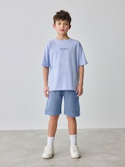Baker by Ted Baker Oversized 100% Cotton T-Shirt And Shorts Set - Image 1 of 13