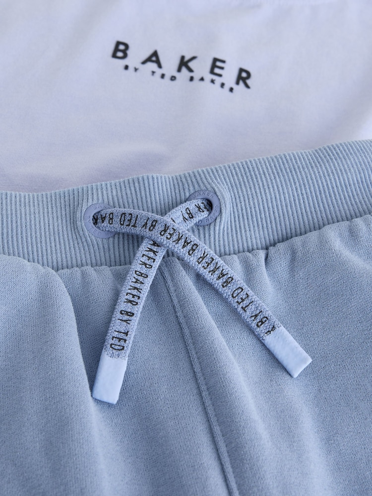 Baker by Ted Baker Oversized 100% Cotton T-Shirt And Shorts Set - Image 11 of 13