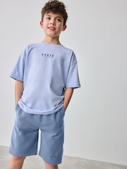 Baker by Ted Baker Oversized 100% Cotton T-Shirt And Shorts Set - Image 4 of 13