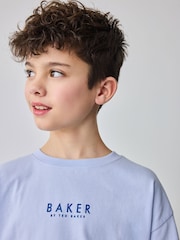 Baker by Ted Baker Oversized 100% Cotton T-Shirt And Shorts Set - Image 6 of 13