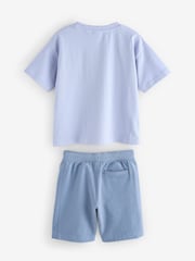 Baker by Ted Baker Oversized 100% Cotton T-Shirt And Shorts Set - Image 9 of 13