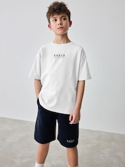 Baker by Ted Baker Oversized 100% Cotton T-Shirt And Shorts Set - Image 1 of 11