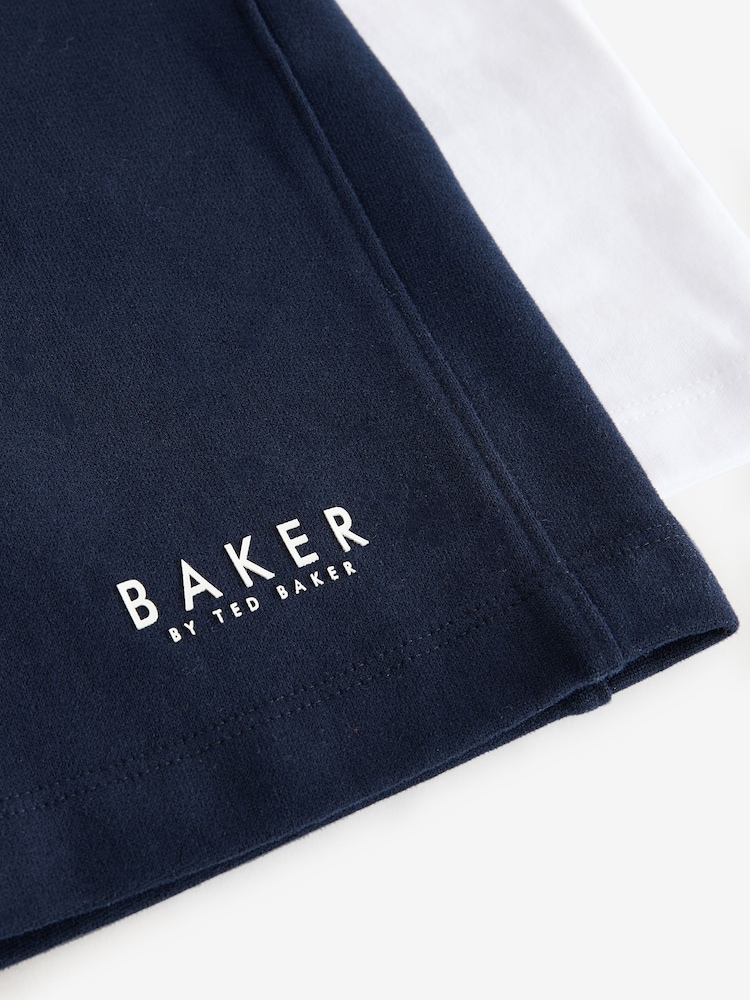 Baker by Ted Baker Oversized 100% Cotton T-Shirt And Shorts Set - Image 10 of 11