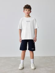 Baker by Ted Baker Oversized 100% Cotton T-Shirt And Shorts Set - Image 2 of 11