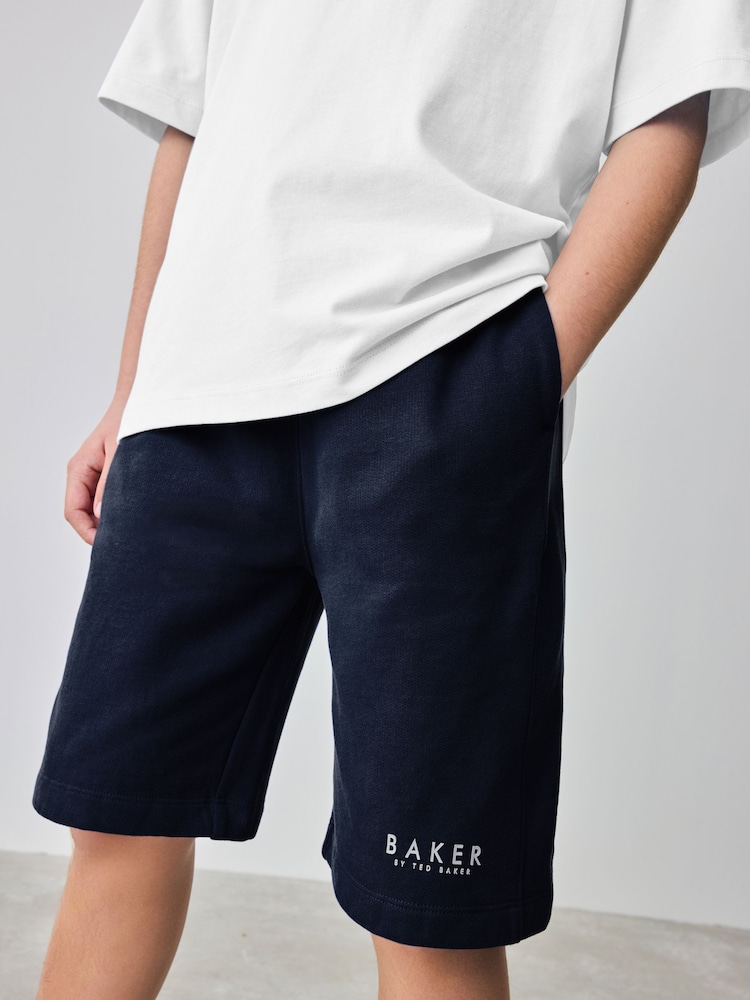 Baker by Ted Baker Oversized 100% Cotton T-Shirt And Shorts Set - Image 3 of 11
