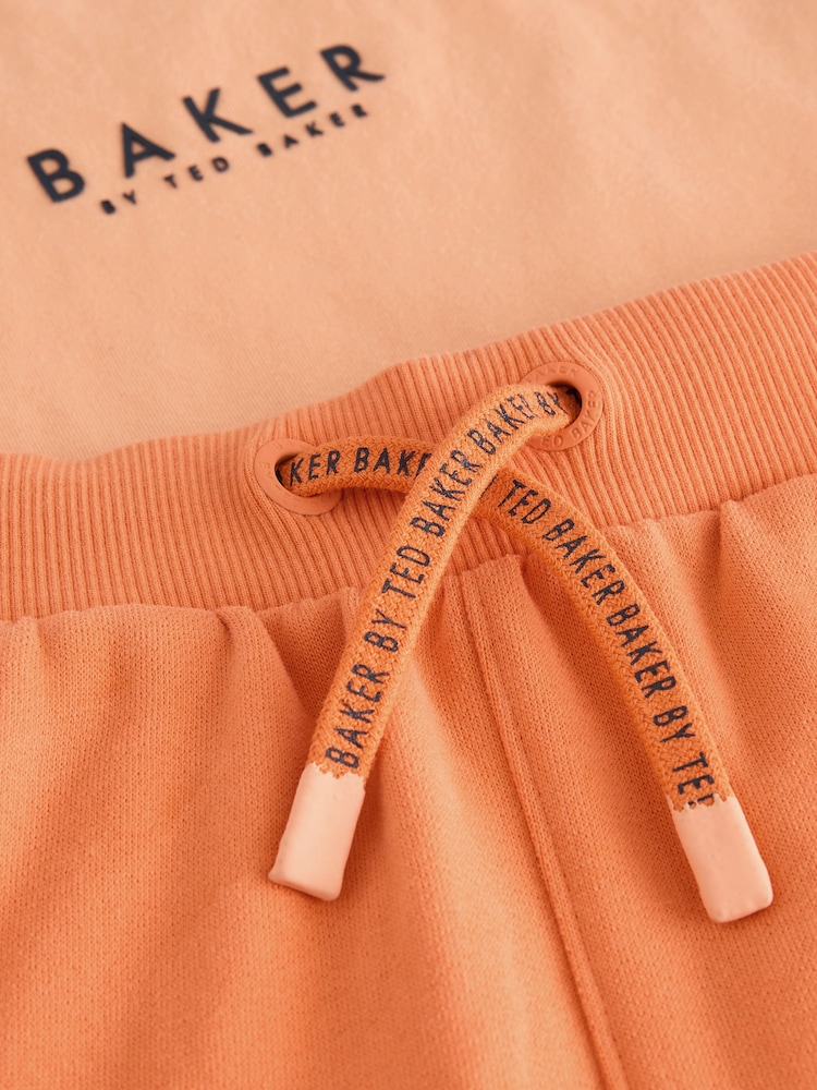 Baker by Ted Baker Oversized 100% Cotton T-Shirt And Shorts Set - Image 11 of 13