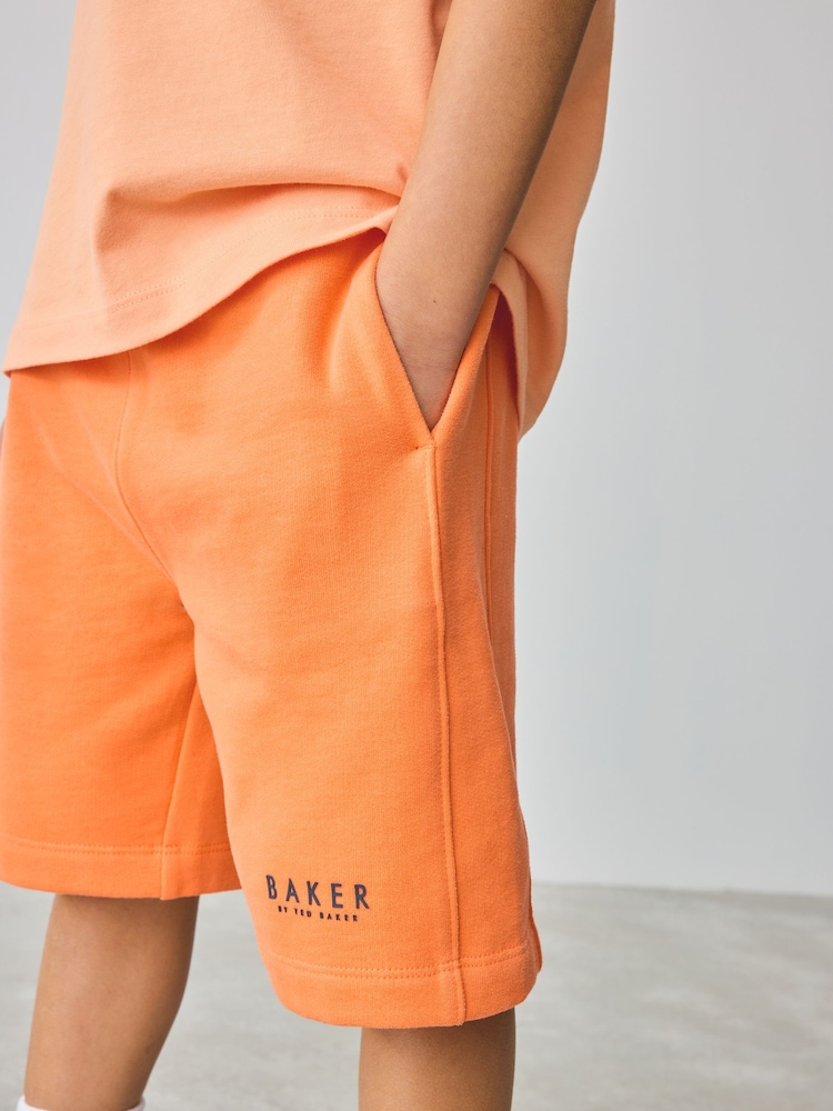 Baker by Ted Baker Oversized 100% Cotton T-Shirt And Shorts Set - Image 5 of 13