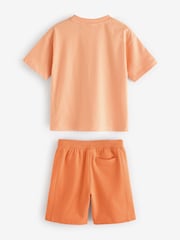 Baker by Ted Baker Oversized 100% Cotton T-Shirt And Shorts Set - Image 9 of 13