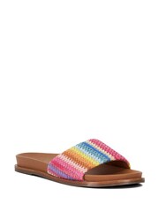 Dune London Natural Lilas Woven Footbed Smart Sandals - Image 2 of 6