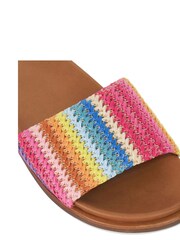 Dune London Natural Lilas Woven Footbed Smart Sandals - Image 6 of 6