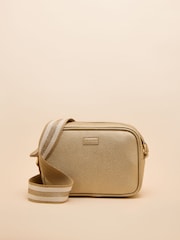 Joules Trent Gold Cross Body Bag - Image 1 of 7