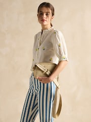 Joules Trent Gold Cross Body Bag - Image 2 of 7