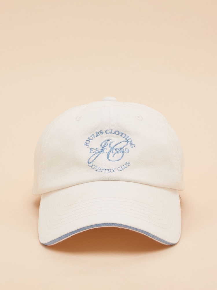 Joules Daley White Cap - Image 3 of 6