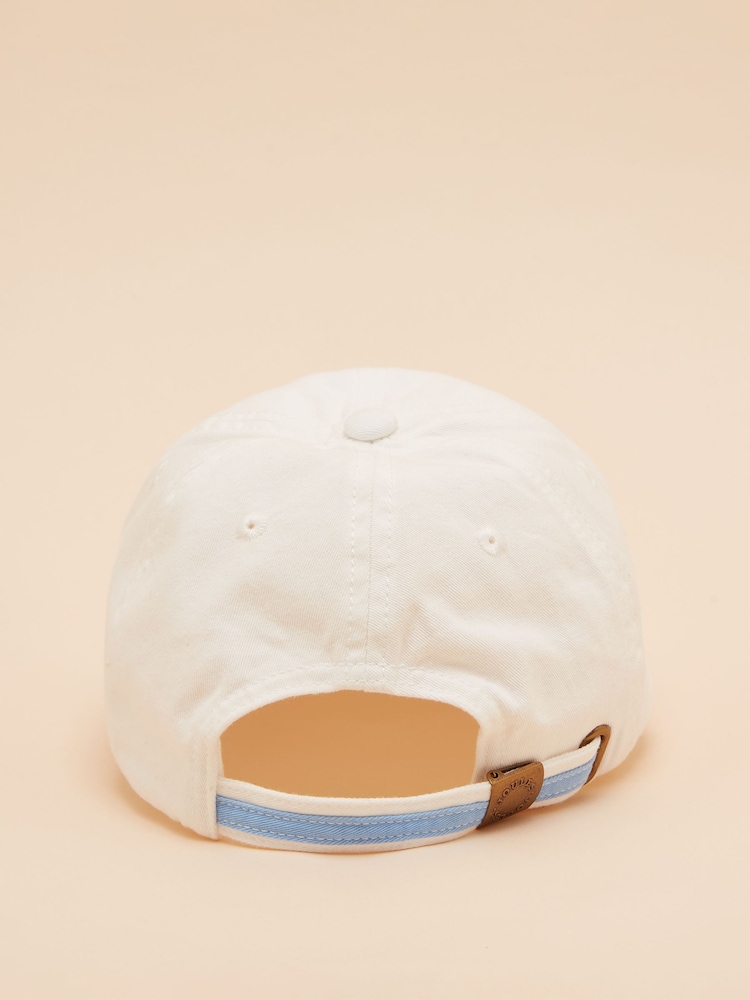Joules Daley White Cap - Image 4 of 6