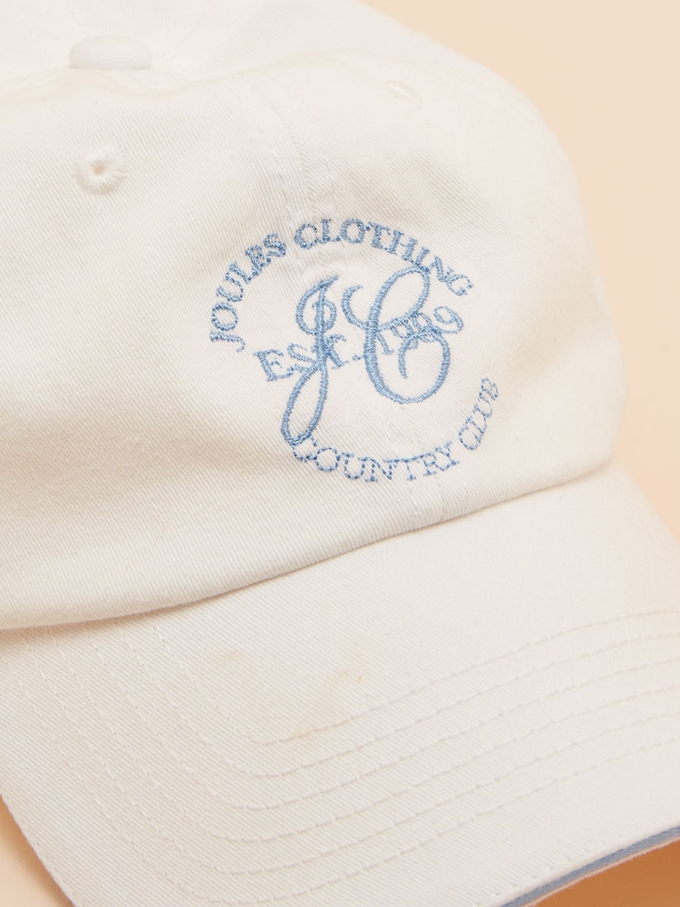Joules Daley White Cap - Image 5 of 6