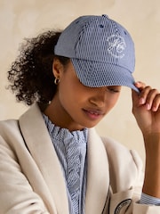 Joules Daley Navy Stripe Cap - Image 3 of 7