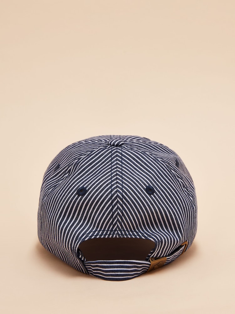 Joules Daley Navy Stripe Cap - Image 5 of 7