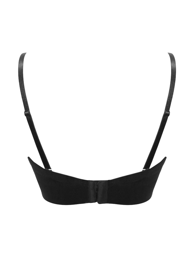 Pour Moi Black Definitions Low Back Bustier Bra - Image 4 of 4