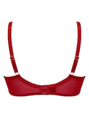 Rot - Pour Moi Fleur Underwired Balconette Bra - Bild 4 von 4