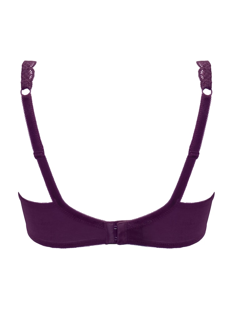Pour Moi Purple Plunge Rebel Padded Plunge Bra - Image 4 of 4