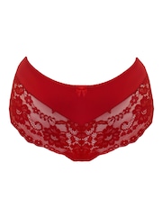 Pour Moi Red Short Fleur Cheeky V-Shaped Briefs - Image 3 of 4