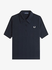 Fred Perry Ribbed Polo Shirt - Image 5 of 6
