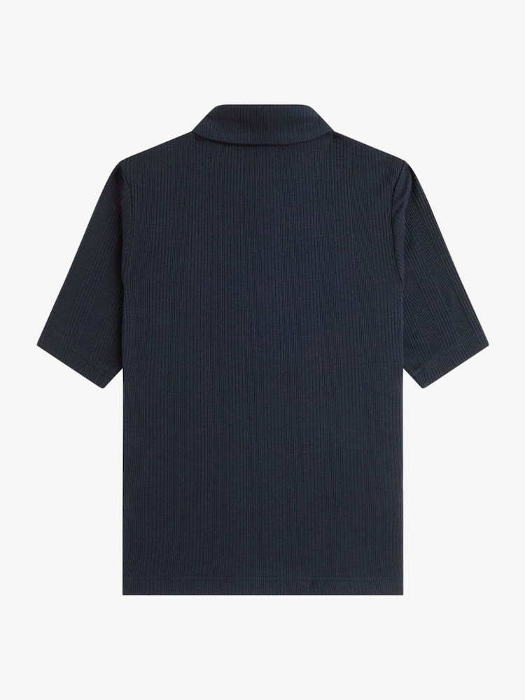 Fred Perry Ribbed Polo Shirt - Image 6 of 6