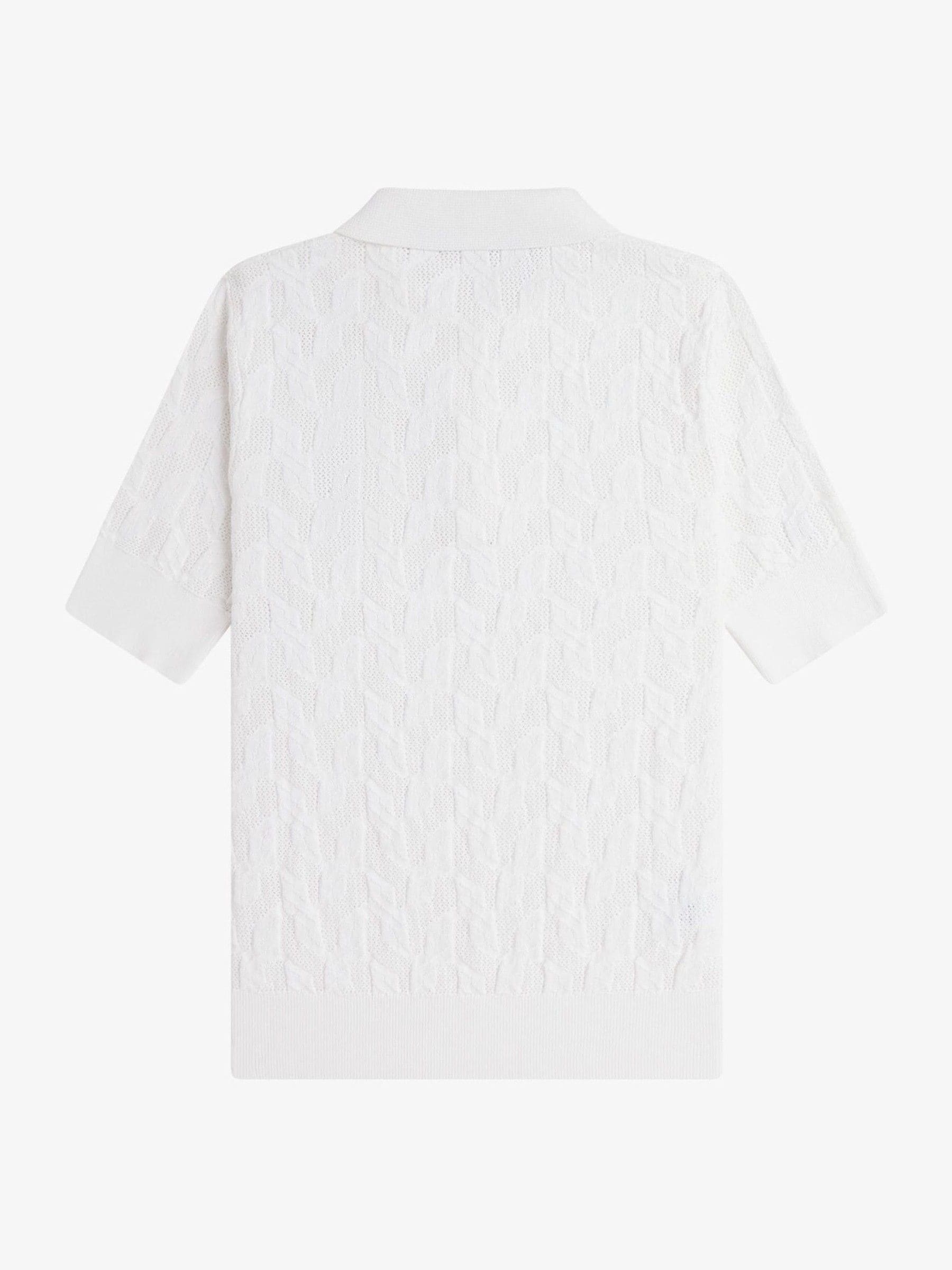Buy Fred Perry Textured Open-Knit Polo Shirt from Next USA Buy Fred Perry Textured Open-Knit Polo Shirt from Next USA