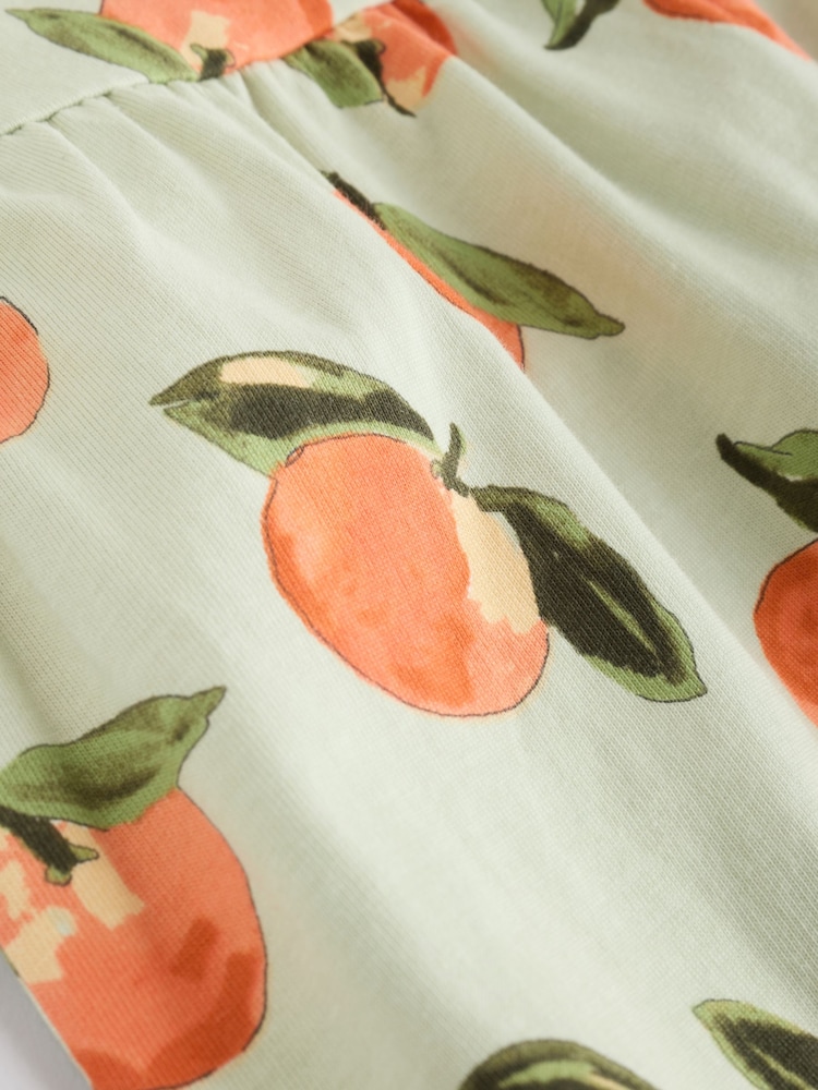 Multi Bright Fruit Baby Printed Rompers 3 Pack - Image 10 of 12
