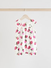 Multi Bright Fruit Baby Printed Rompers 3 Pack - Image 4 of 12