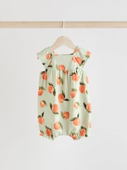 Multi Bright Fruit Baby Printed Rompers 3 Pack - Image 5 of 12