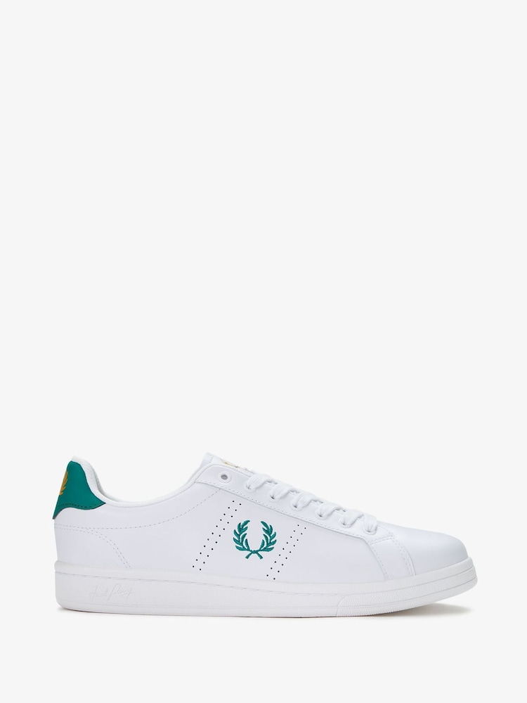 Fred Perry B721 Leather Trainers - Image 1 of 5