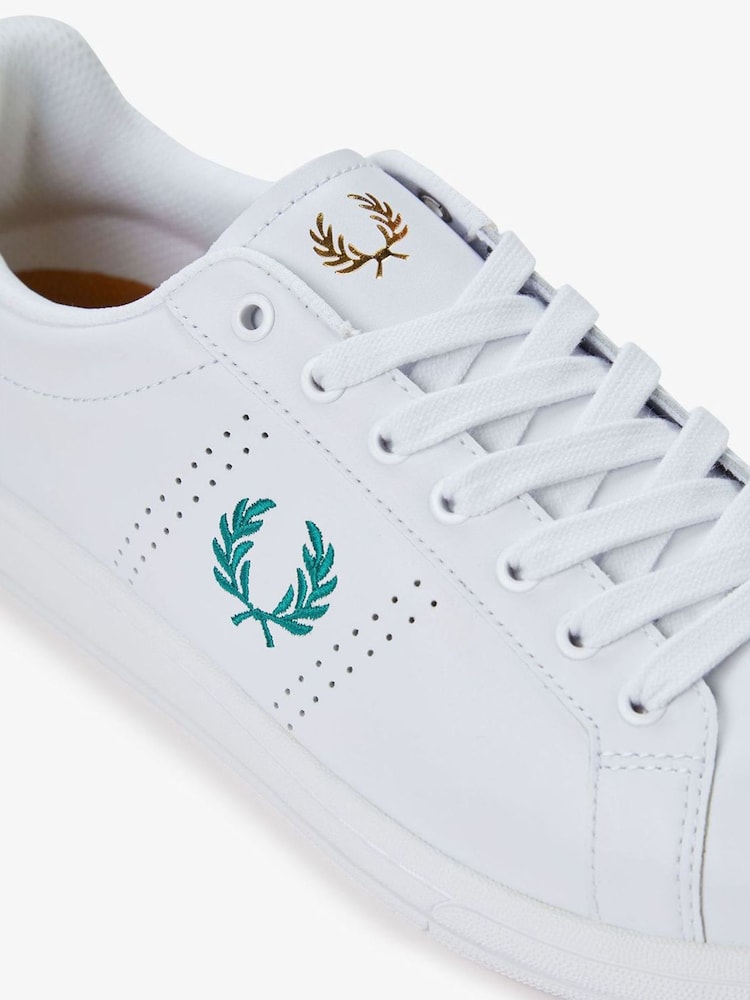 Fred Perry B721 Leather Trainers - Image 5 of 5