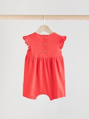 Red Baby Printed Rompers 3 Pack - Image 10 of 15