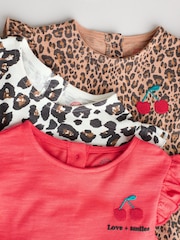 Red Baby Printed Rompers 3 Pack - Image 12 of 15