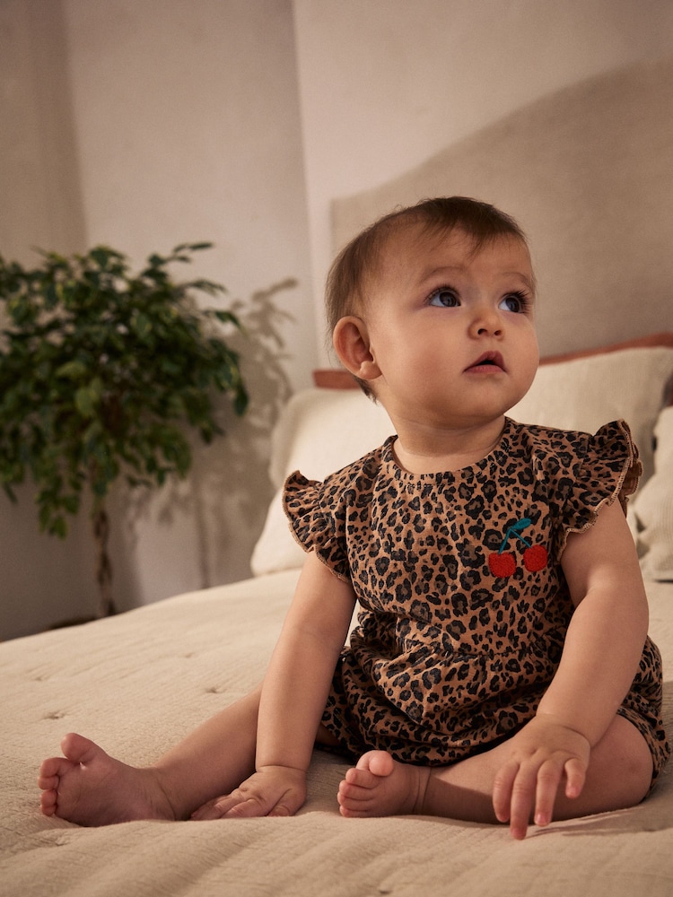 Red Baby Printed Rompers 3 Pack - Image 5 of 15