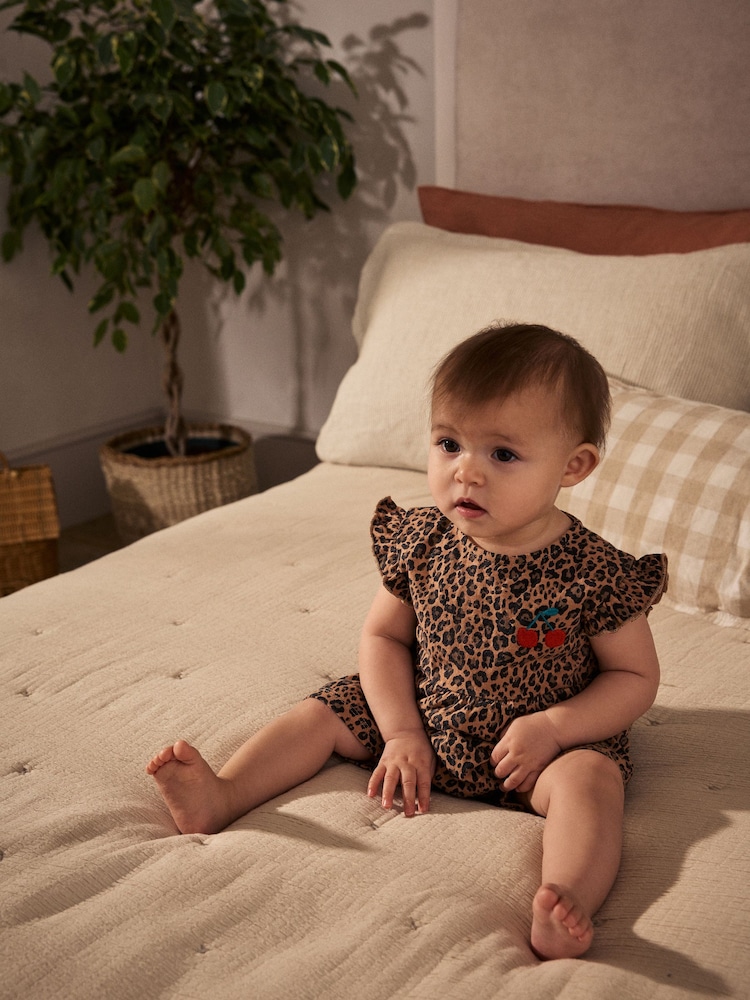 Red Baby Printed Rompers 3 Pack - Image 6 of 15