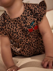 Red Baby Printed Rompers 3 Pack - Image 8 of 15
