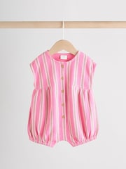 Green and Pink Printed - Baby Jersey Rompers 2 Pack - Image 2 of 14