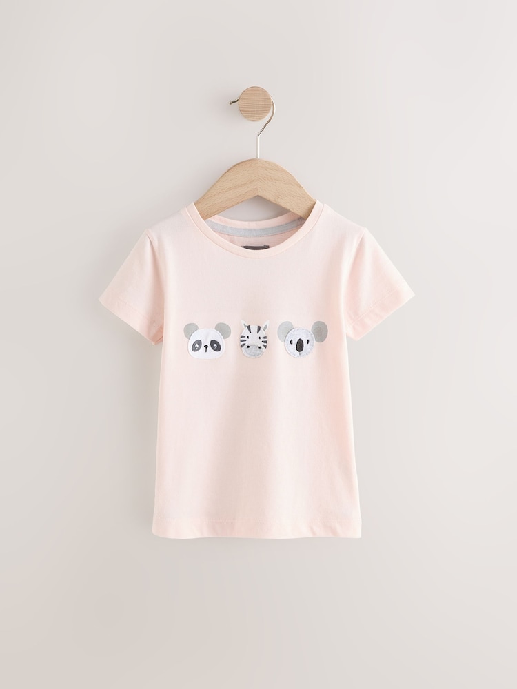 Neutral 3 Animal Short Sleeves 100% Cotton T-Shirt - Image 1 of 3