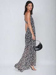 Religion Black Open Back Halterneck Ametrine Maxi Dress - Image 4 of 6