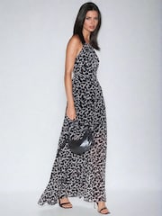 Religion Black Open Back Halterneck Ametrine Maxi Dress - Image 5 of 6