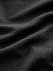 Black Heavyweight Long Sleeve Polo Shirt - Image 7 of 7
