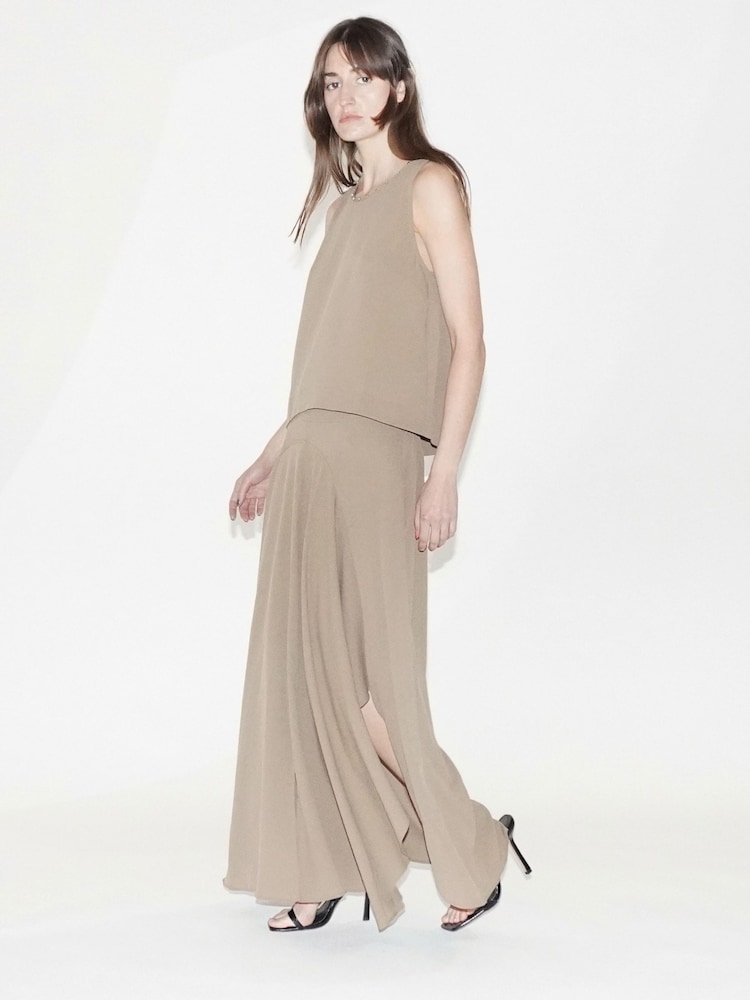 Religion Natural Tanzanite Stud Trim CO-ord Skirt and Top - Image 1 of 6