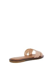 Dune London Brown Lexxo Embellished Pattern Sandals - Image 4 of 6